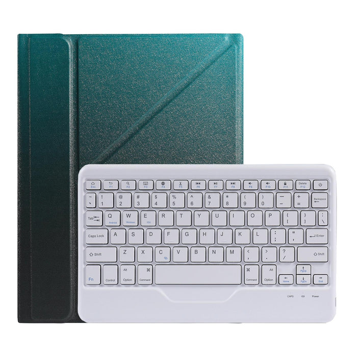 B07 Splittable Bluetooth Keyboard Leather Tablet Case With Triangle Holder & Pen Slot For Ipad 9.7 2018 & 2017 / Pro 9.7 / Air 2