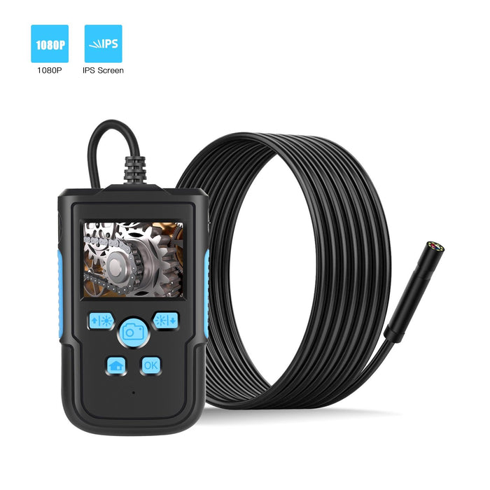 3.9Mm 1080P 2.4 Inch Ips Screen Iwaterproof Hd Digital Endoscope Length 10M Hard Cable