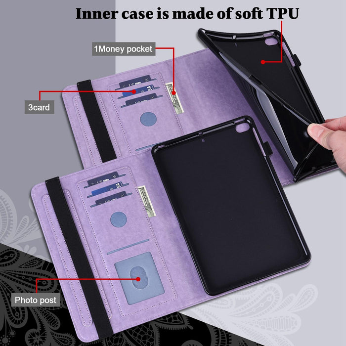 Lace Flower Embossing Pattern Horizontal Flip Leather Case With Holder & Card Slots & Wallet & Photo Frame