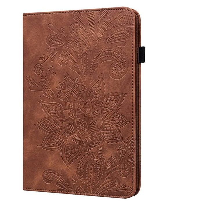 Lace Flower Embossing Pattern Horizontal Flip Leather Case With Holder & Card Slots & Wallet & Photo Frame