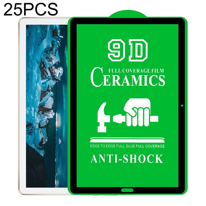 For Huawei Mediapad M6 10.8 25 Pcs 9D Full Screen Full Glue Ceramic Film