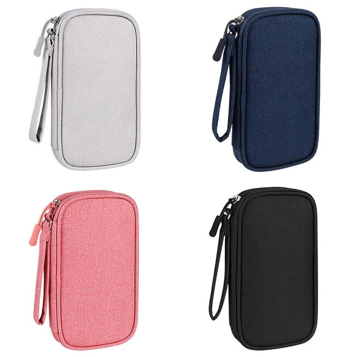 Sm03 Multifunctional Digital Accessories Storage Bag With Lanyard