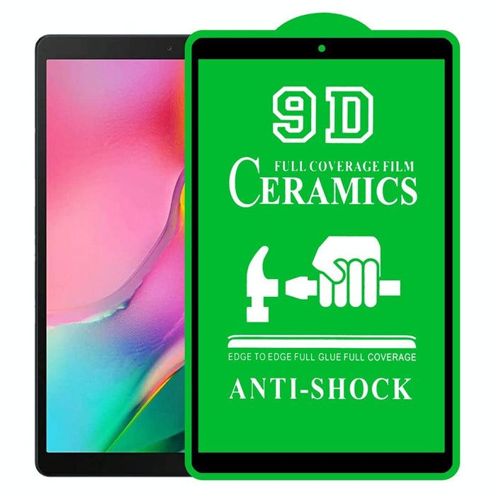 For Samsung Galaxy Tab A 10.1 2019 T510 / T515 9D Full Screen Full Glue Ceramic Film