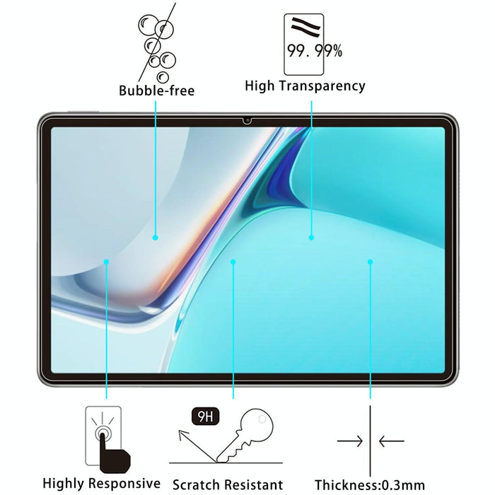 9H 2.5D Explosion-Proof Tempered Glass Film For Huawei Matepad 11 2021 / Honor Tablet V7 Pro / Honor Pad V8