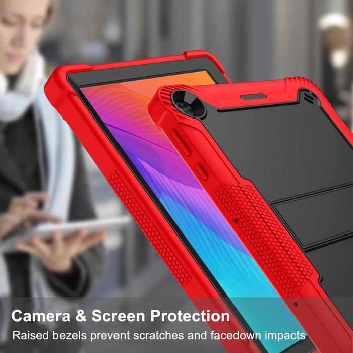 10 Silicone + Pc Shockproof Protective Case With Holder