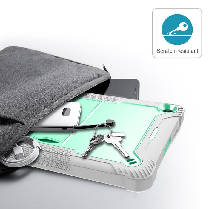 10 Silicone + Pc Shockproof Protective Case With Holder