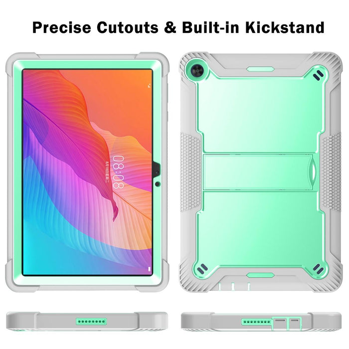 10 Silicone + Pc Shockproof Protective Case With Holder