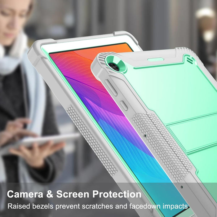 10 Silicone + Pc Shockproof Protective Case With Holder