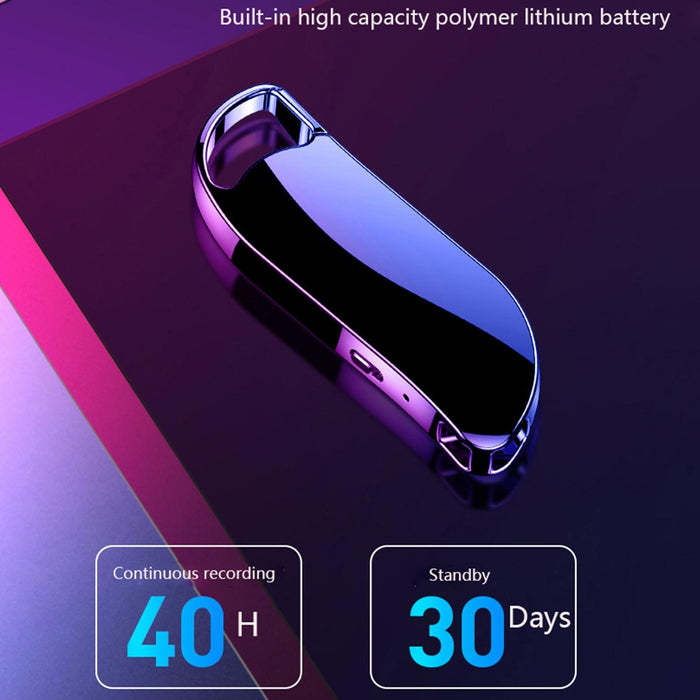 V11 Portable Keychain Hd Recording Pen Voice Recorder Capacity 32Gb Black