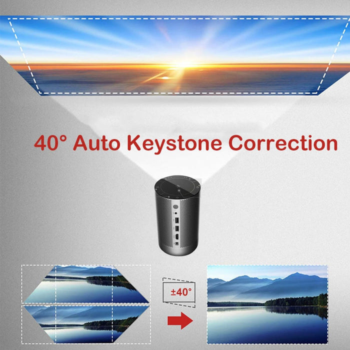 A5 1920X1080P 200 Lumens Multi-Function Portable Home Theater Led Hd Digital Projector With Bluetooth Speaker Android 7.1 2G + 16Gb