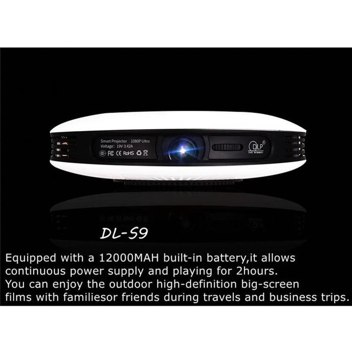 Dl-S9 1280X720P 300 Lumens Portable Home Theater Led Hd Digital Projector Android 6.0 2G + 16Gb