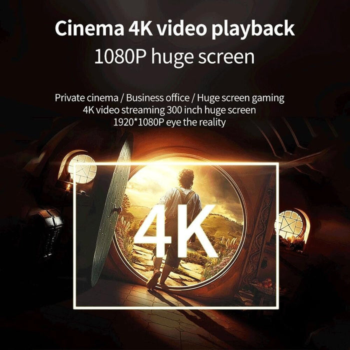 Y5 800X480P 80 Ansi Lumens Portable Home Theater Led Hd Digital Projector Android 9.0 1G + 8G