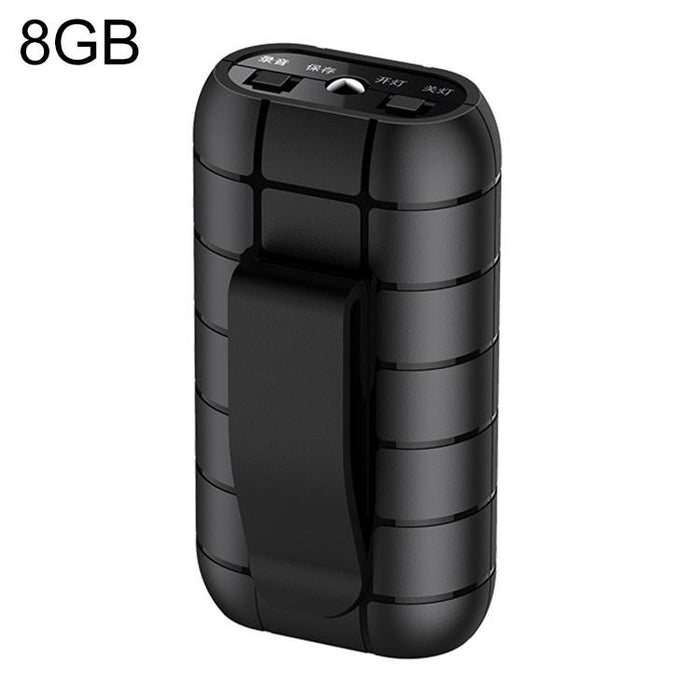 B800Li Clip-On Hd Noise Reduction Recording Pen Support Tf Card & One-Key Recording & Otg Capacity 8Gb Black