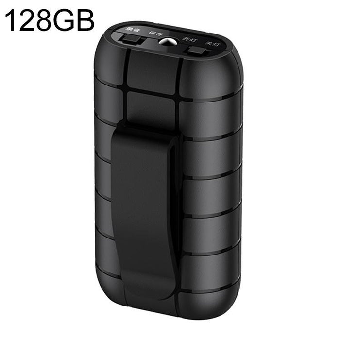 B800Li Clip-On Hd Noise Reduction Recording Pen Support Tf Card & One-Key Recording & Otg Capacity 128Gb Black