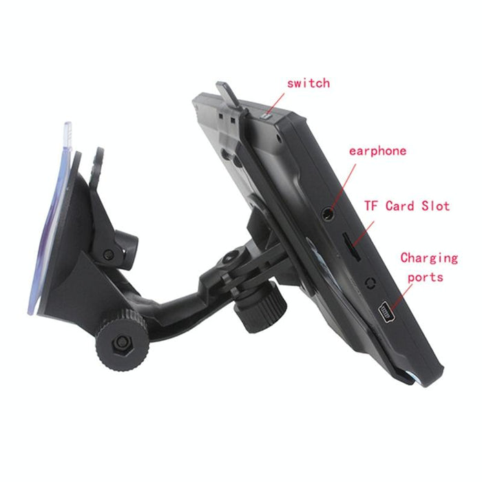 7 Inch Car Gps Navigator 8G + 256M Capacitive Screen Bluetooth Reverse Image - Europe Map