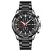 Men Stainless Steel Quartz Watch with Luminous Calendar