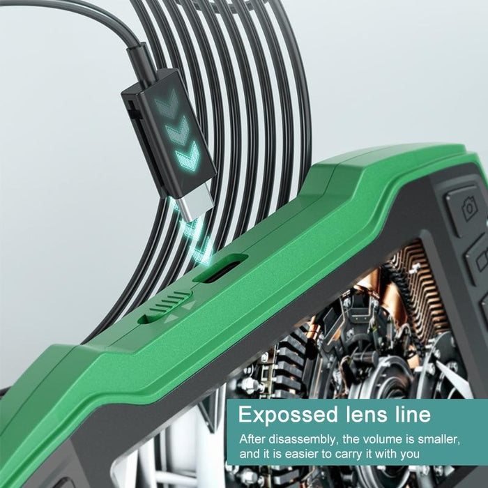 Inskam452-2 Dual-Lens 4.5 Inch Ips Screen 1080P Hd Endoscope 200W Pixel Industrial Endoscope Hard Cable Length 5M