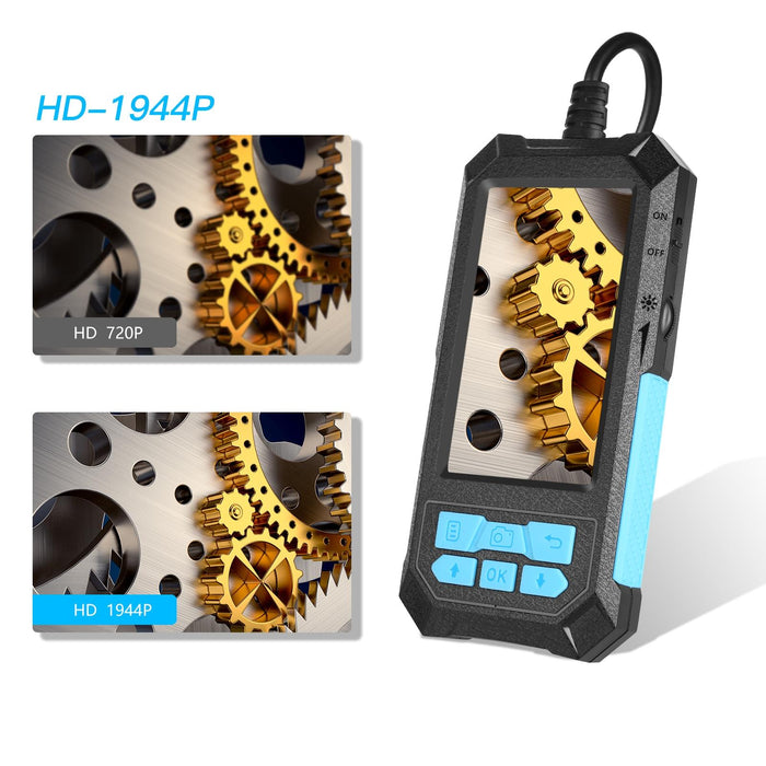 14Mm 4.5 Inch Hd 500W Autofocus Camera Endoscope Portable Waterproof Industrial Pipe Endoscope Hard Cable Length 10M