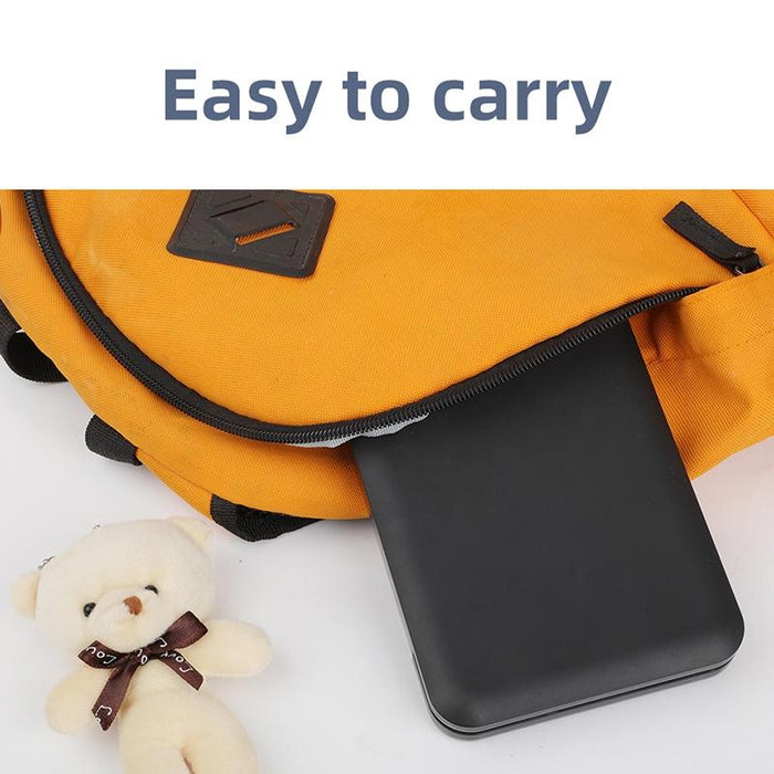 Foldable Desk Calendar Clock With Wireless Charger & Alarm