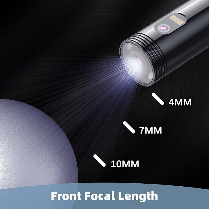 5.5Mm Single Lens Hand-Held Hard-Wire Endoscope With 4.3-Inch Ips Colour Lcd Screen Cable Length 3.5M Yellow