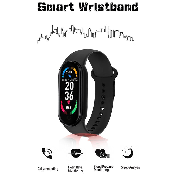 Smart Bracelet Heart Rate Blood Pressure Sleep Monitoring