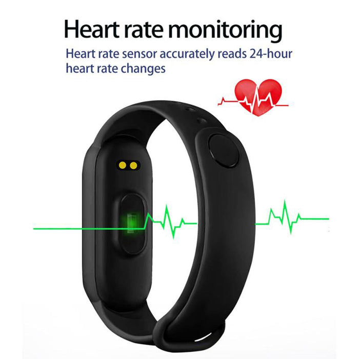 Smart Bracelet Heart Rate Blood Pressure Sleep Monitoring