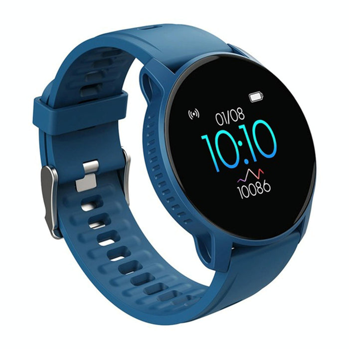 Blue W9 Smart Bracelet Heart Rate Pedometer Sleep Monitor