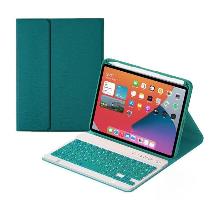 Square Keys Detachable Bluetooth Keyboard Leather Tablet Case With Holder For Ipad Mini 6