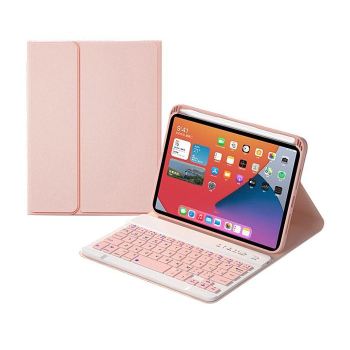 Square Keys Detachable Bluetooth Keyboard Leather Tablet Case With Holder For Ipad Mini 6