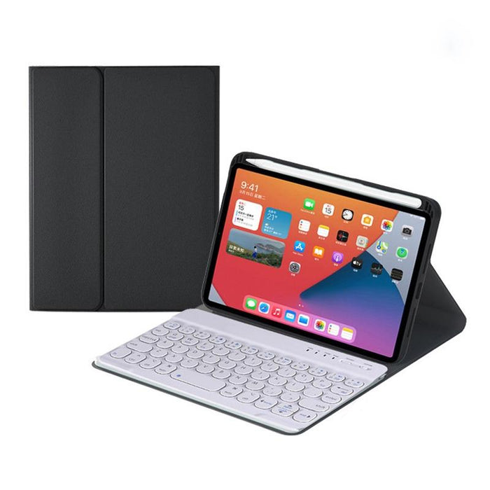 Round Keys Detachable Bluetooth Keyboard Leather Tablet Case With Holder For Ipad Mini 6