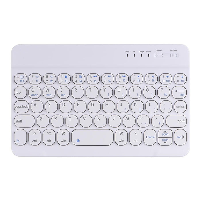 Round Keys Detachable Bluetooth Keyboard Leather Tablet Case With Holder For Ipad Mini 6