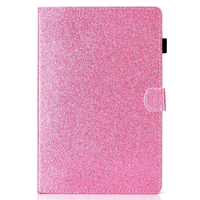 Varnish Glitter Powder Horizontal Flip Leather Case With Holder & Card Slot