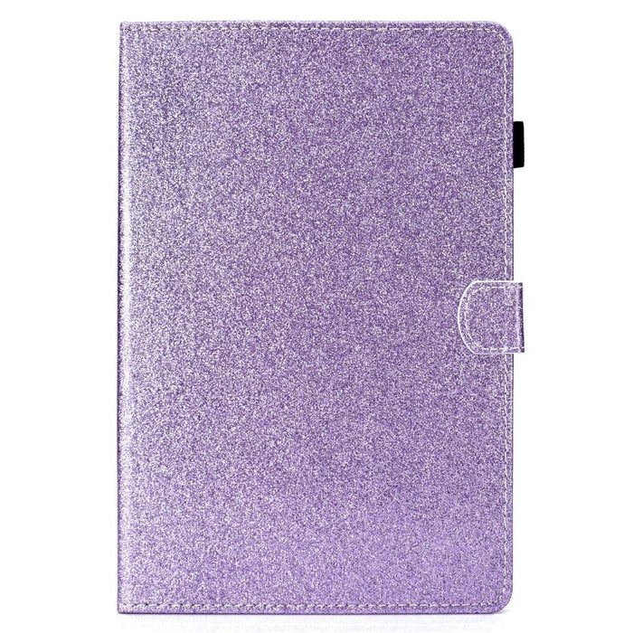 Varnish Glitter Powder Horizontal Flip Leather Case With Holder & Card Slot