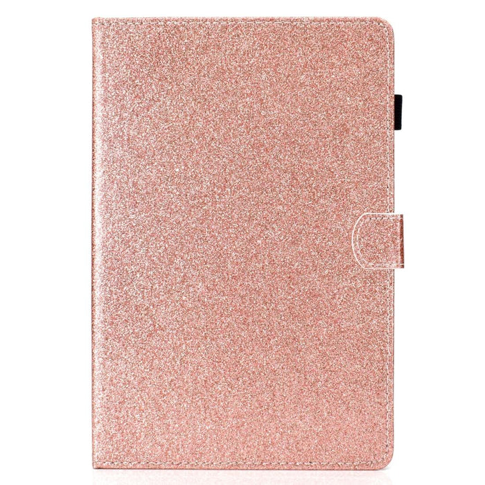 Varnish Glitter Powder Horizontal Flip Leather Case With Holder & Card Slot