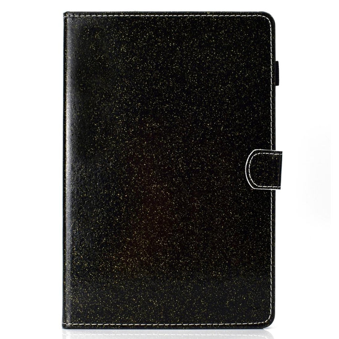 Varnish Glitter Powder Horizontal Flip Leather Case With Holder & Card Slot