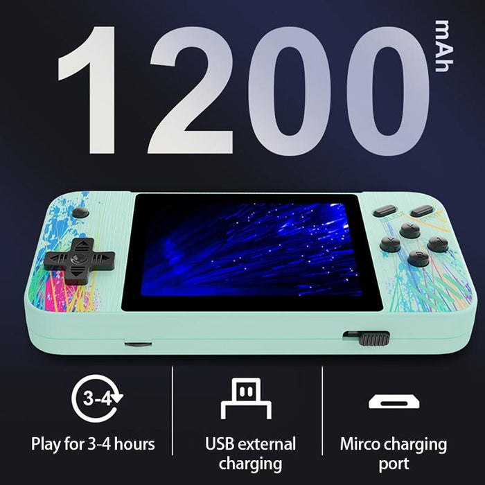 G3 Macaron 3.5 Inch Screen Handheld Game Console Built-In 800 Games