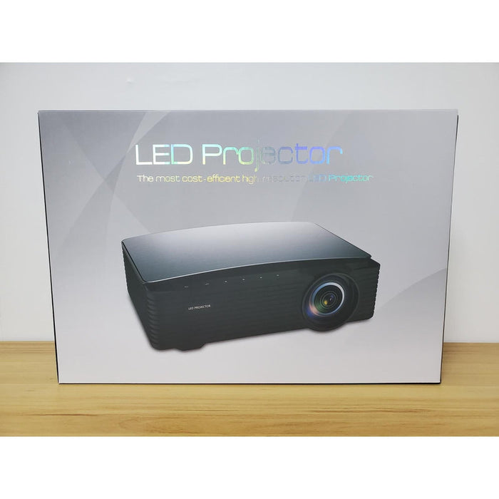 Yg670 1920X1080 3000 Lumens Portable Home Theater Led Hd Digital Projector Android Version Black