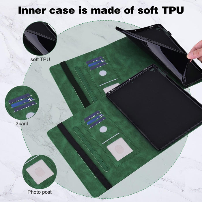 Embossed Butterfly Pattern Horizontal Flip Leather Tablet Case