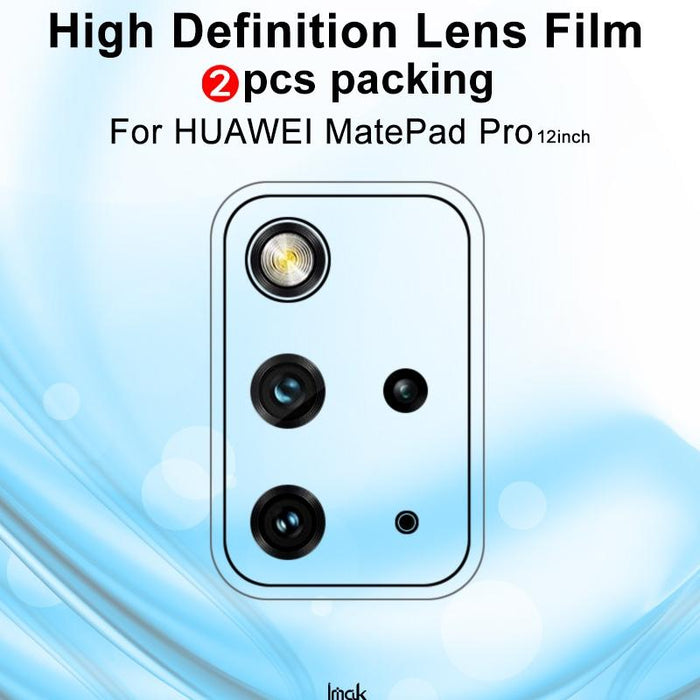 For Huawei Matepad Pro 12.6 2021 2 Pcs Imak Explosion-Proof Hd Rear Camera Lens Tempered Tablet Glass Film