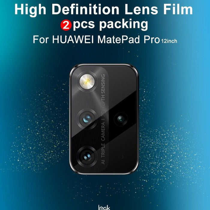 For Huawei Matepad Pro 12.6 2021 2 Pcs Imak Explosion-Proof Hd Rear Camera Lens Tempered Tablet Glass Film