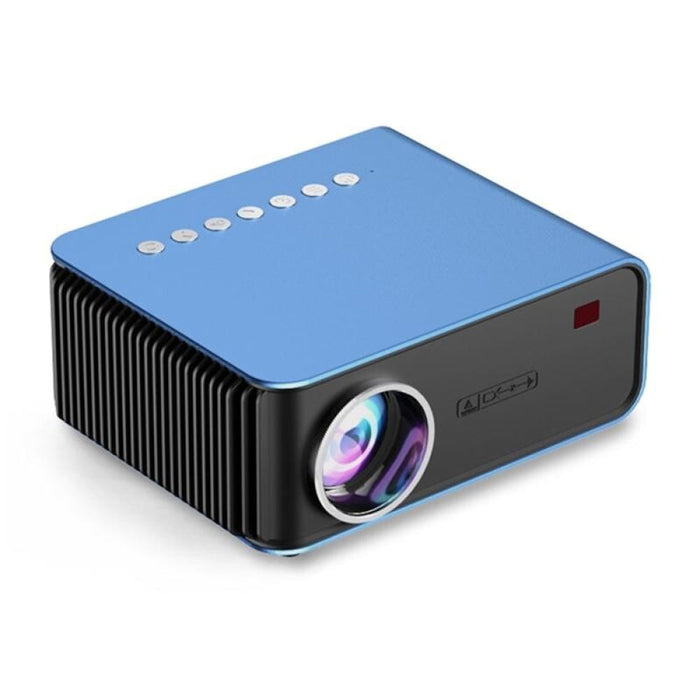 T4 Same Screen Version 1024X600 1200 Lumens Portable Home Theater Lcd Projector Blue