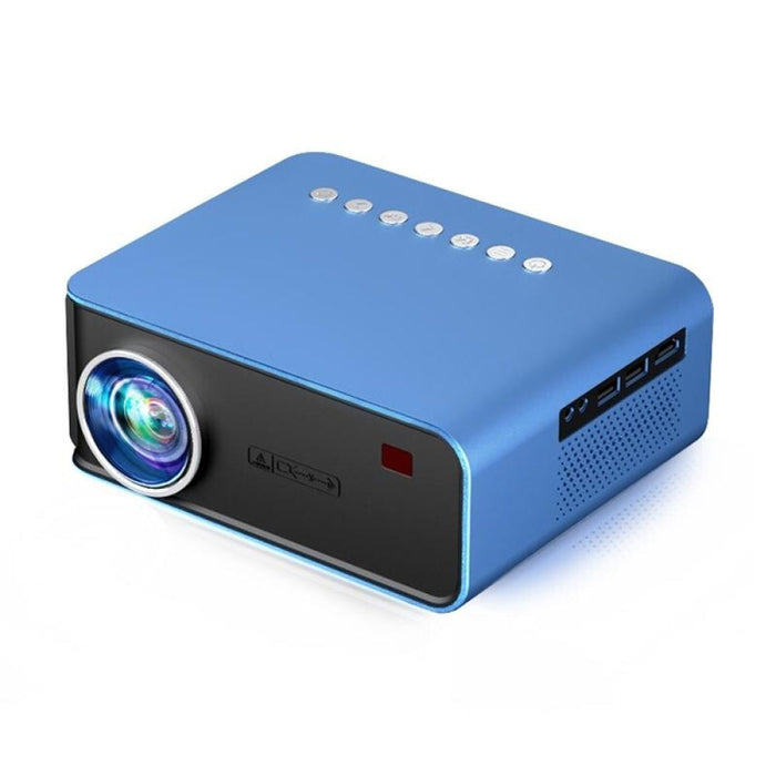 T4 Same Screen Version 1024X600 1200 Lumens Portable Home Theater Lcd Projector Blue