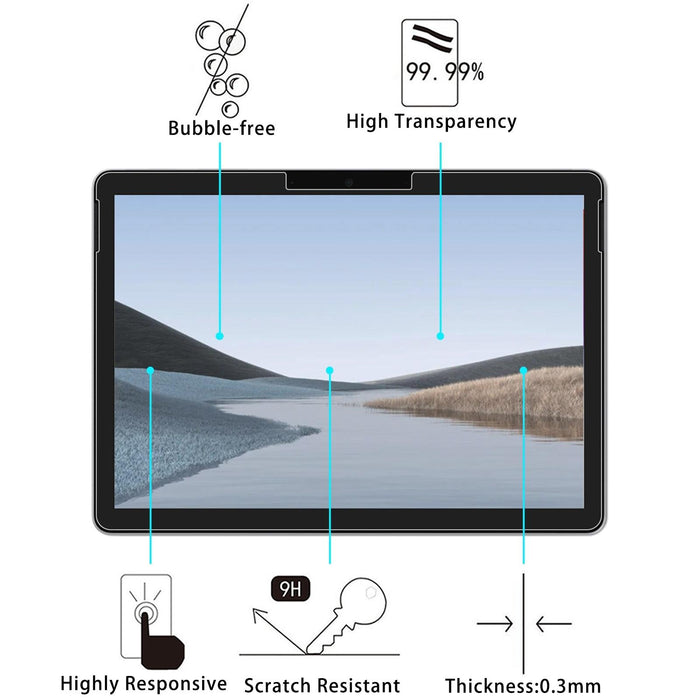 For Microsoft Surface Go 4 / 3 / 2 / 1 9H 2.5D Explosion-Proof Tempered Tablet Glass Film