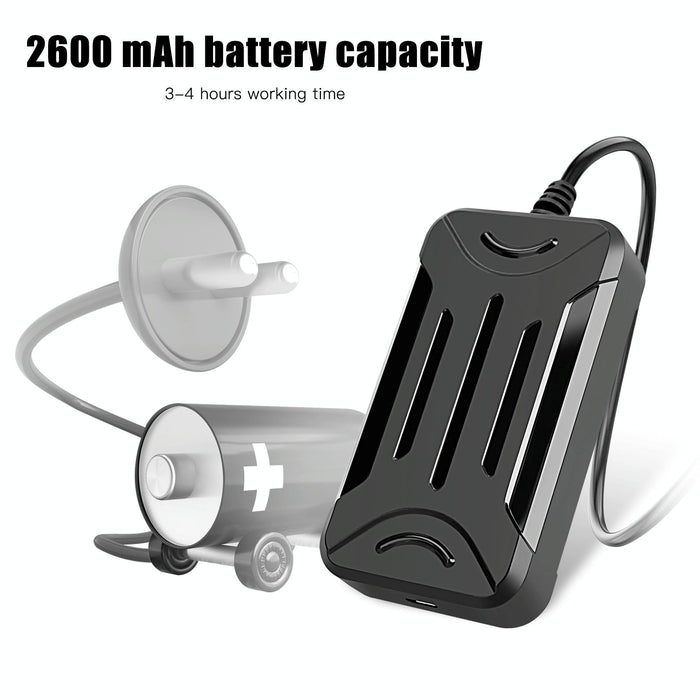 8Mm Ip68 Waterproof Hd Dual Cameras Digital Endoscope Length 10M Hard Cable Black