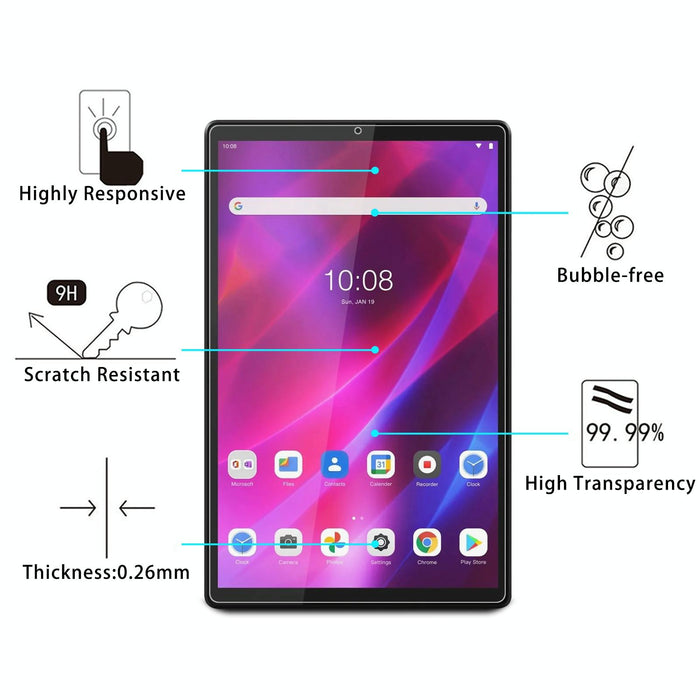 For Lenovo Tab K10 9H 2.5D Explosion-Proof Tempered Tablet Glass Film