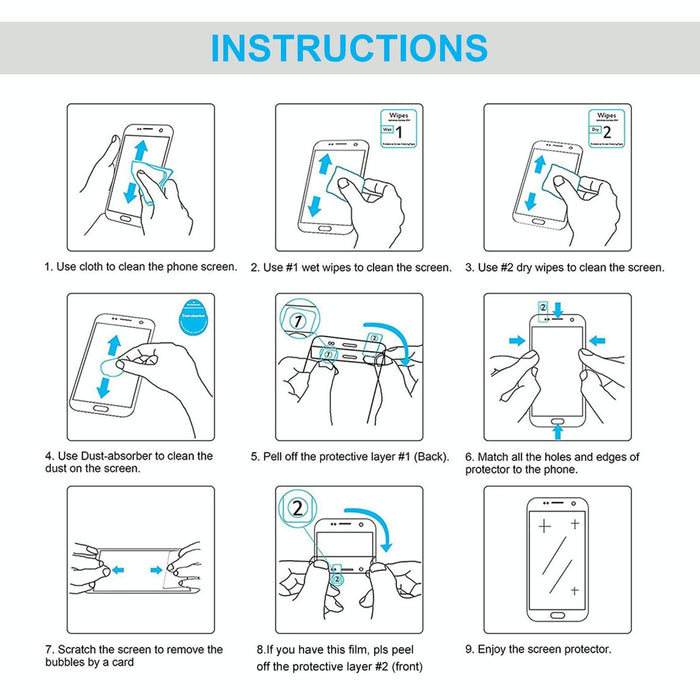 For Lenovo Tab K10 9H 2.5D Explosion-Proof Tempered Tablet Glass Film