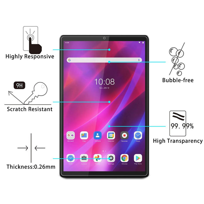 For Lenovo Tab K10 75 Pcs 9H 2.5D Explosion-Proof Tempered Tablet Glass Film