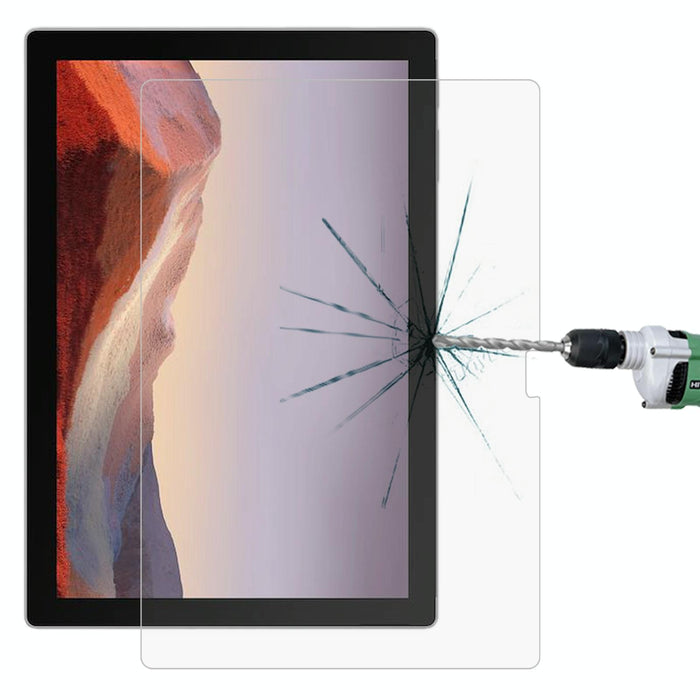 9H 2.5D Explosion-Proof Tempered Tablet Glass Film For Microsoft Surface Pro 7 &