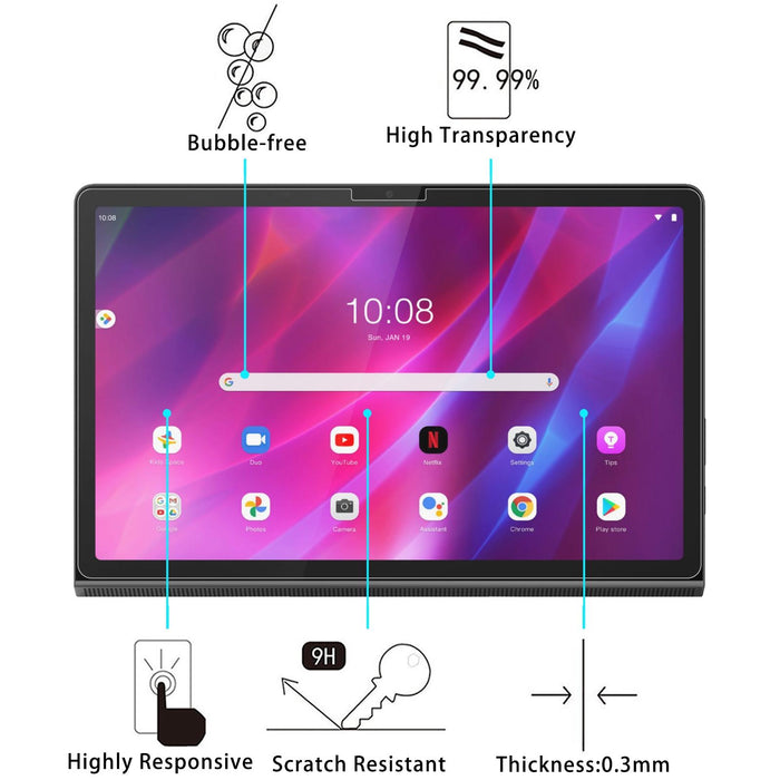 9H 2.5D Explosion-Proof Tempered Tablet Glass Film For Lenovo Yoga Tab 11