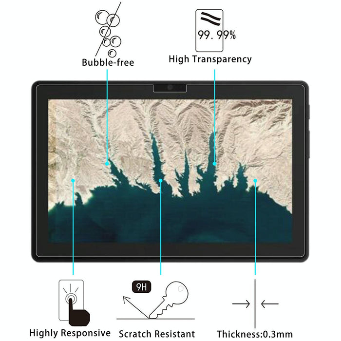 9H 2.5D Explosion-Proof Tempered Tablet Glass Film For Lenovo 10E Chromebook